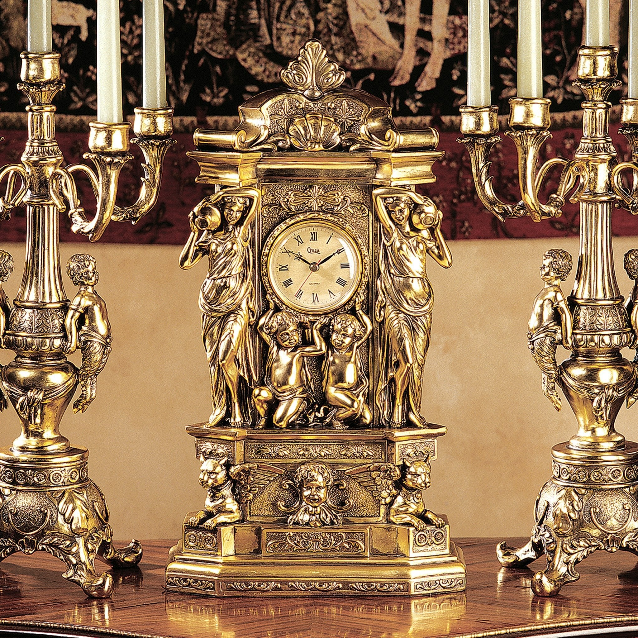 Chateau Chambord Clock - Tuesday Morning - Clocks