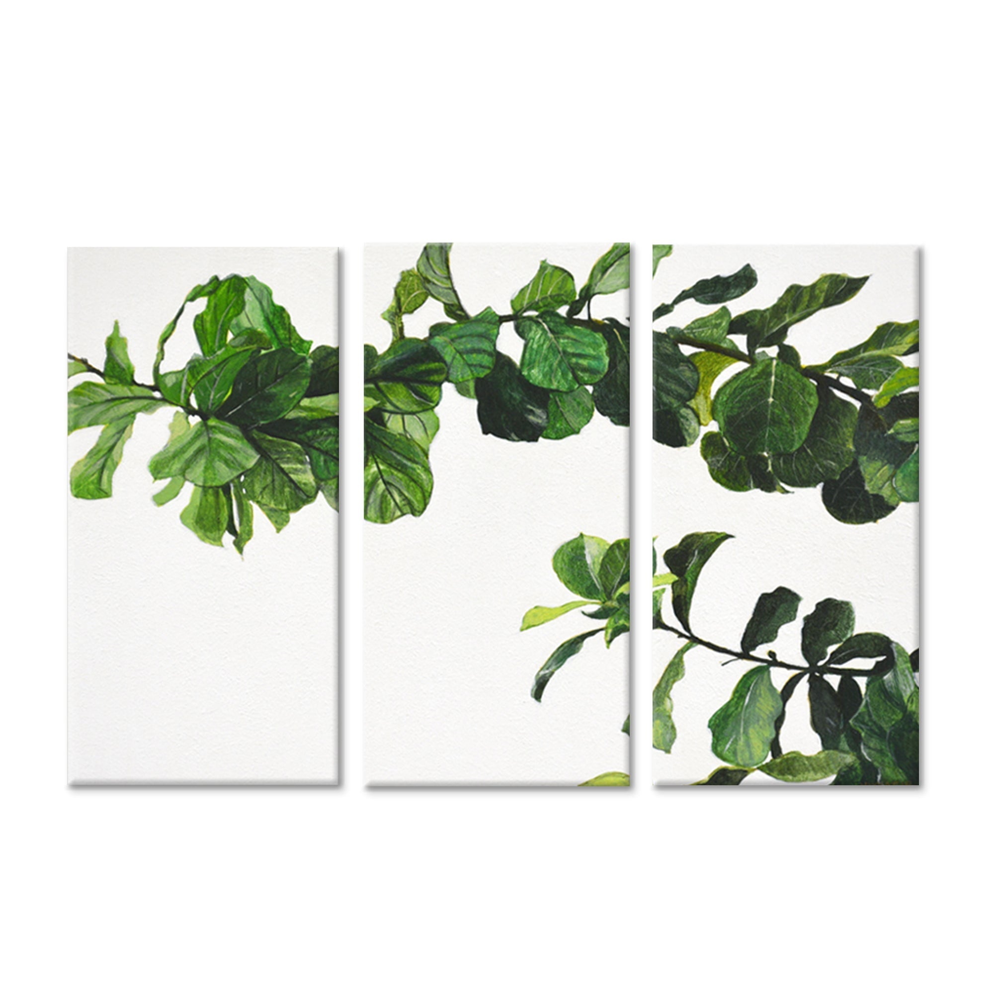 Chlorophyll' Wrapped Canvas Wall Art Set - Tuesday Morning - Wall Art