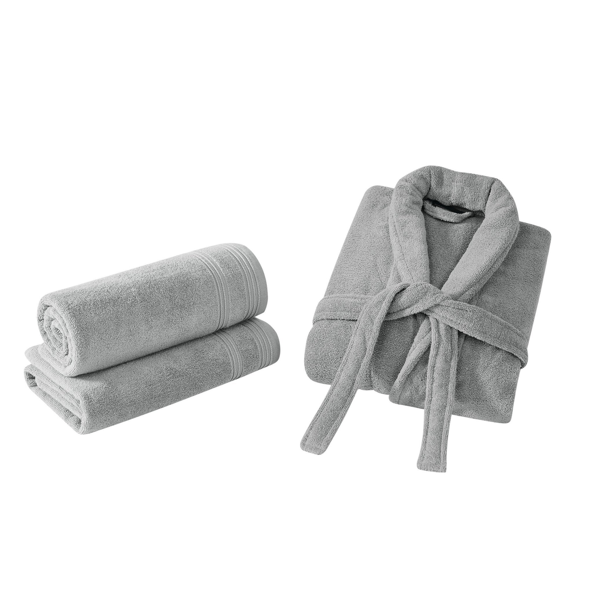 Christian Siriano NY™ Towel and Robe Set - 2 Color Options - Tuesday Morning - Bath Towel Sets