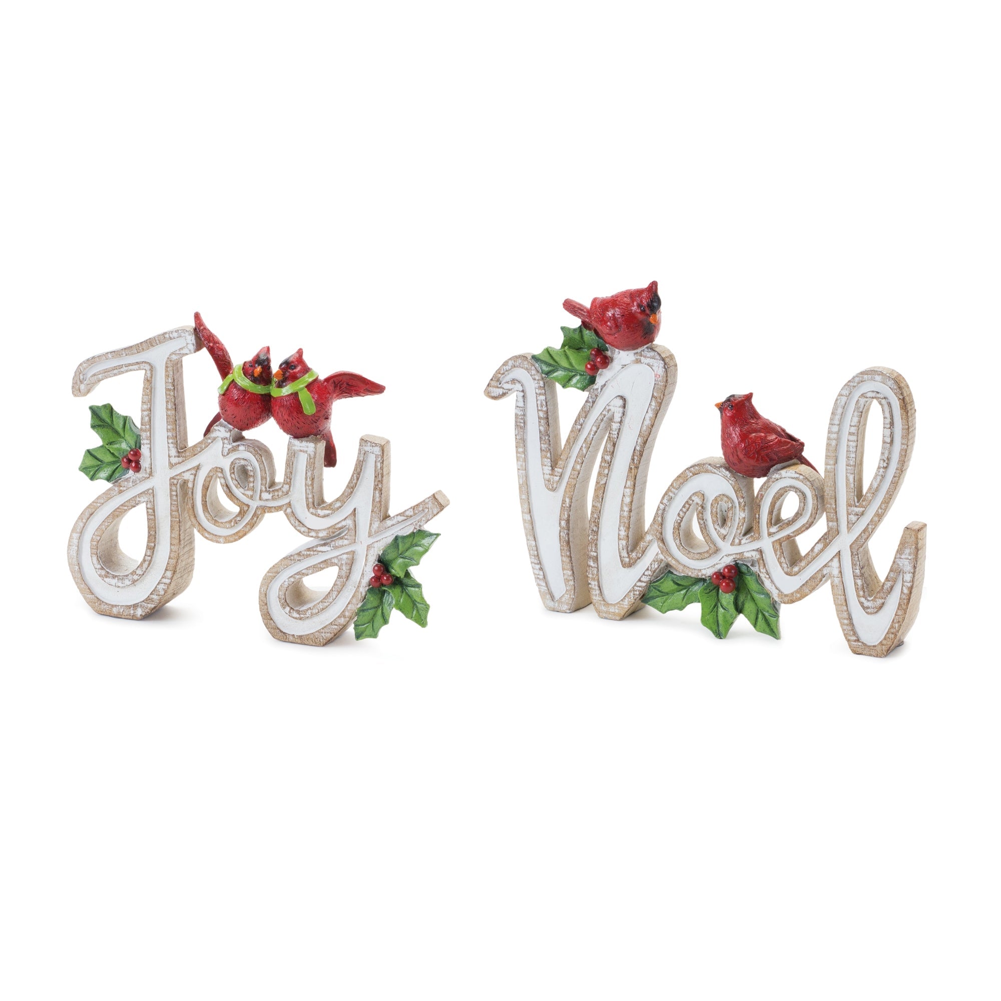 Christmas Sentiment Sign (Set of 2) - Tuesday Morning - Decorative Objects