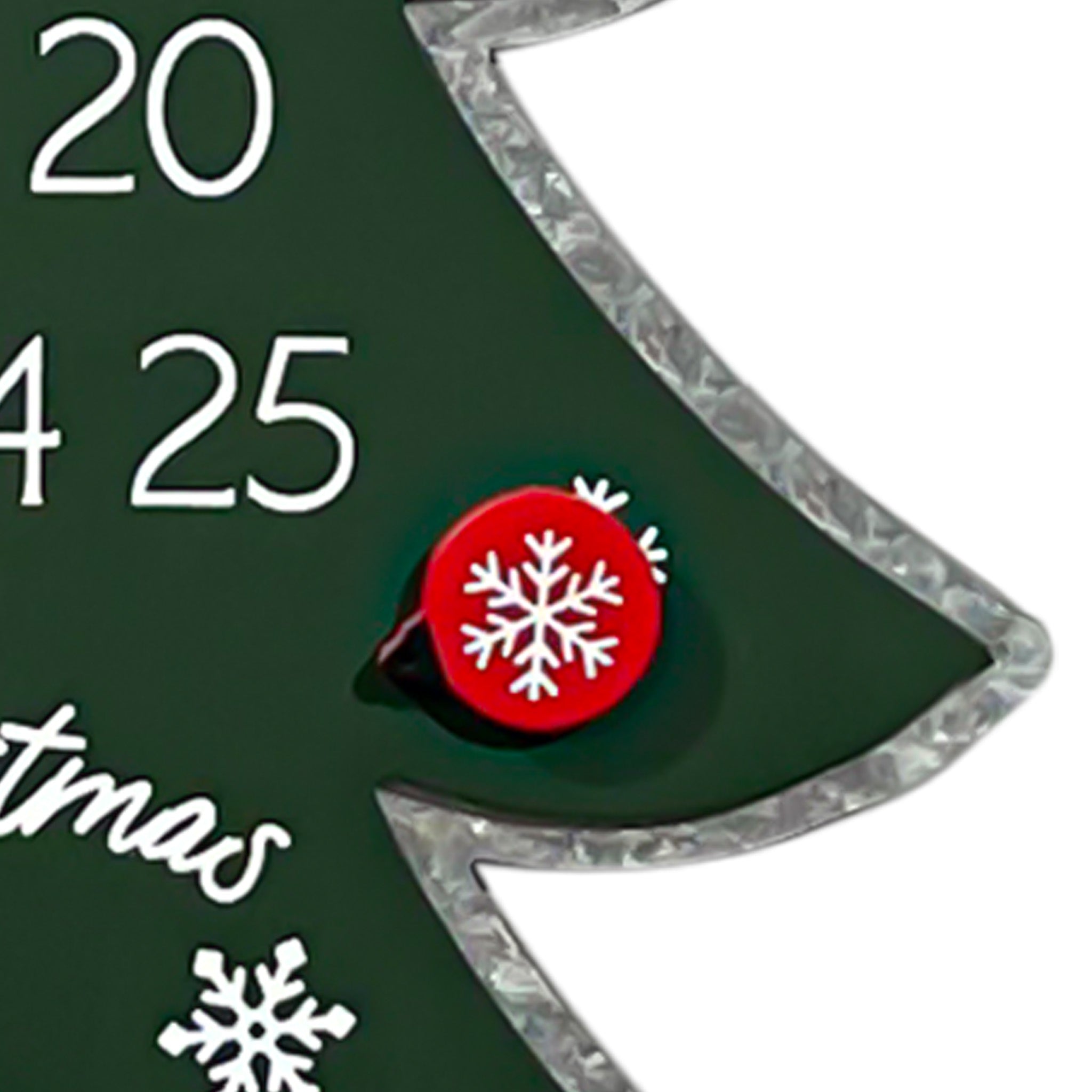 Christmas Tree Countdown Wood and Metal Advent Calender - Tuesday Morning - Decorative Accessories