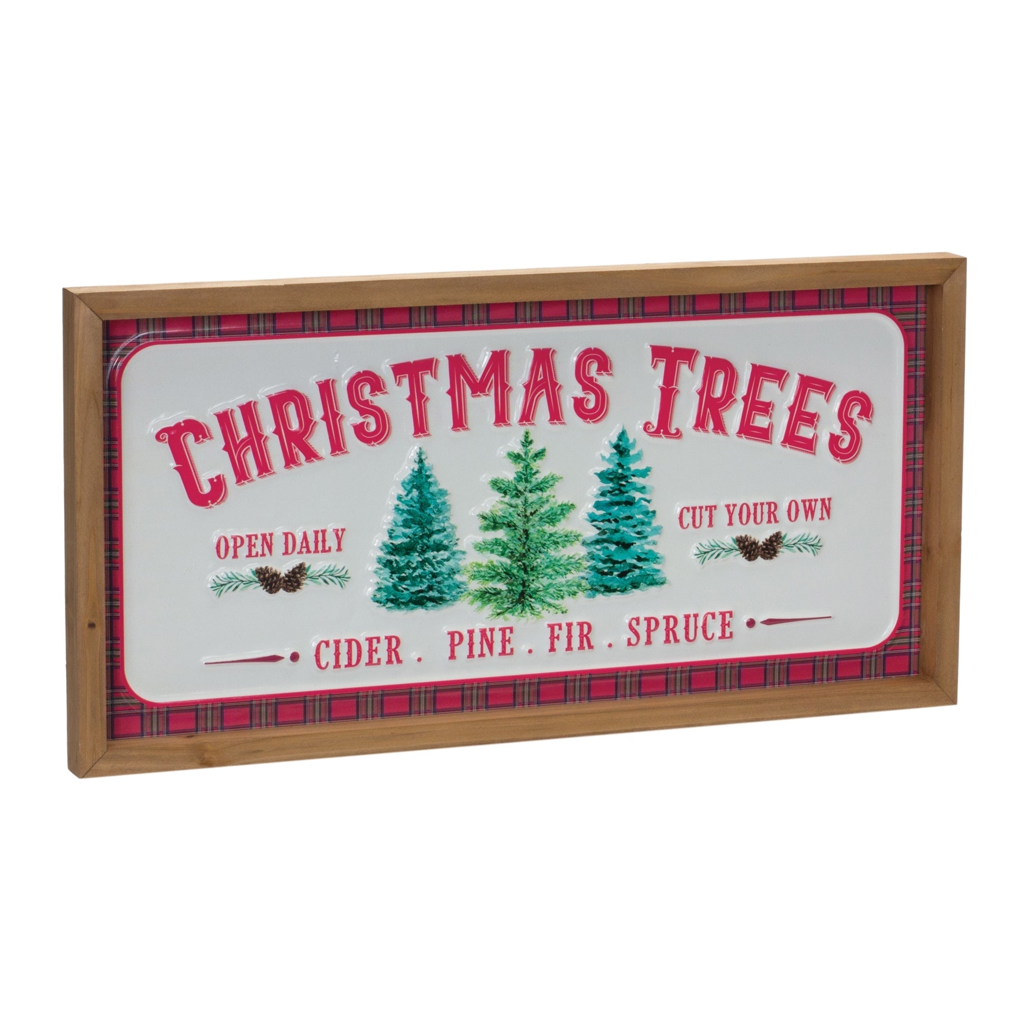 Christmas Tree Wall Sign (Set of 2) - Tuesday Morning - Wall Art