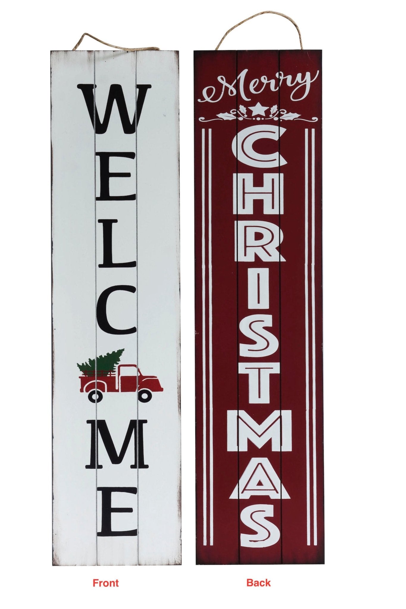 Christmas Welcome Sign for Front Door - Tuesday Morning - Wall Signs