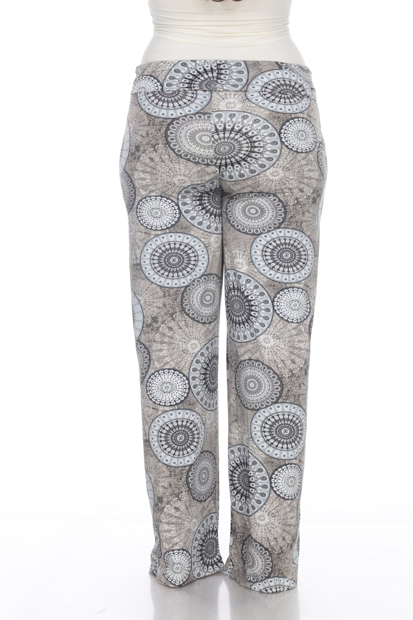 Circle Print Plus Size Palazzo Pants - Plus - Tuesday Morning - Pants