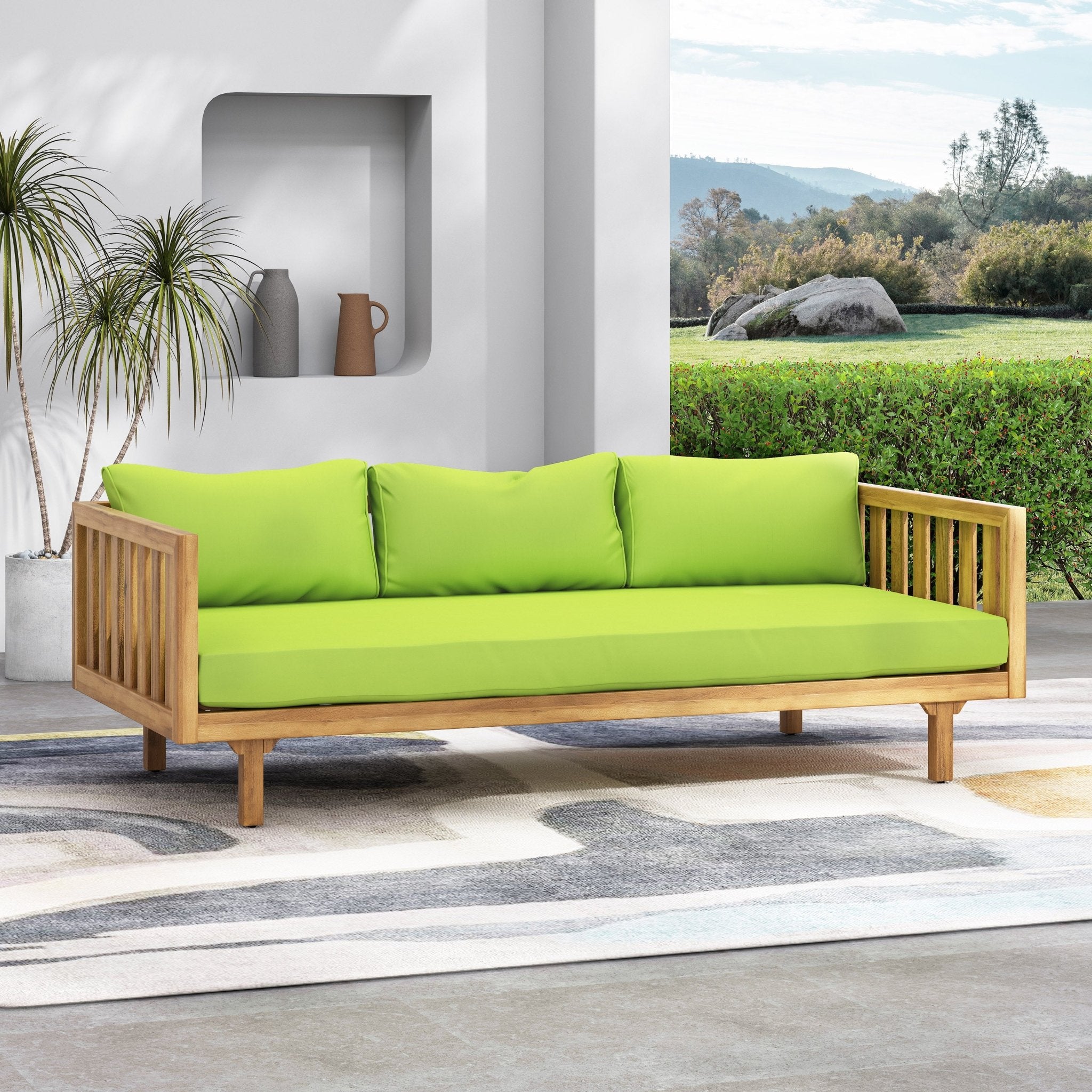 CLAREMONT 3 SEATER DAYBED by Christopher Knight Home - Tuesday Morning - Outdoor Furniture Sets