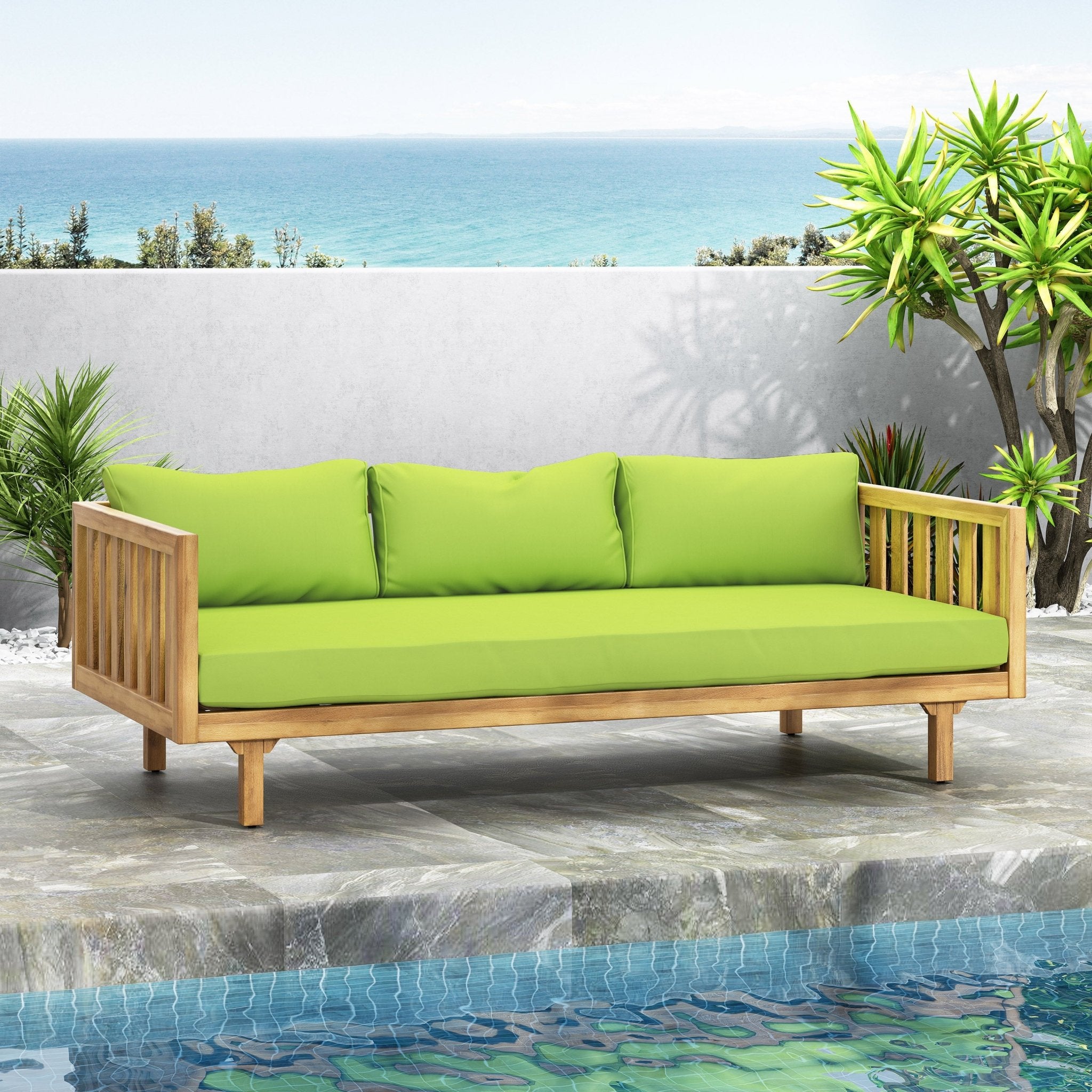 CLAREMONT 3 SEATER DAYBED by Christopher Knight Home - Tuesday Morning - Outdoor Furniture Sets