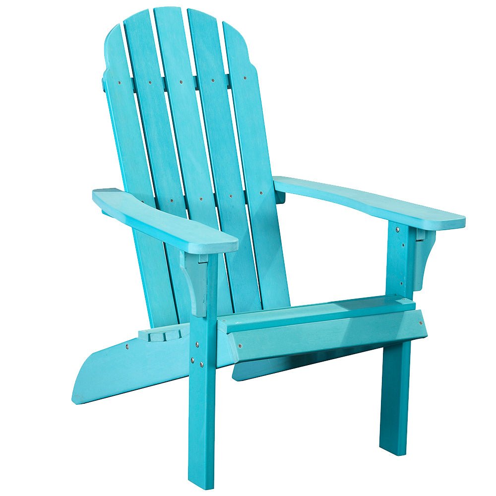 Classic Adirondack Chair, Ultra Durable Weather Resistant Design - 300 lb Capacity, Blue - Tuesday Morning - Chairs