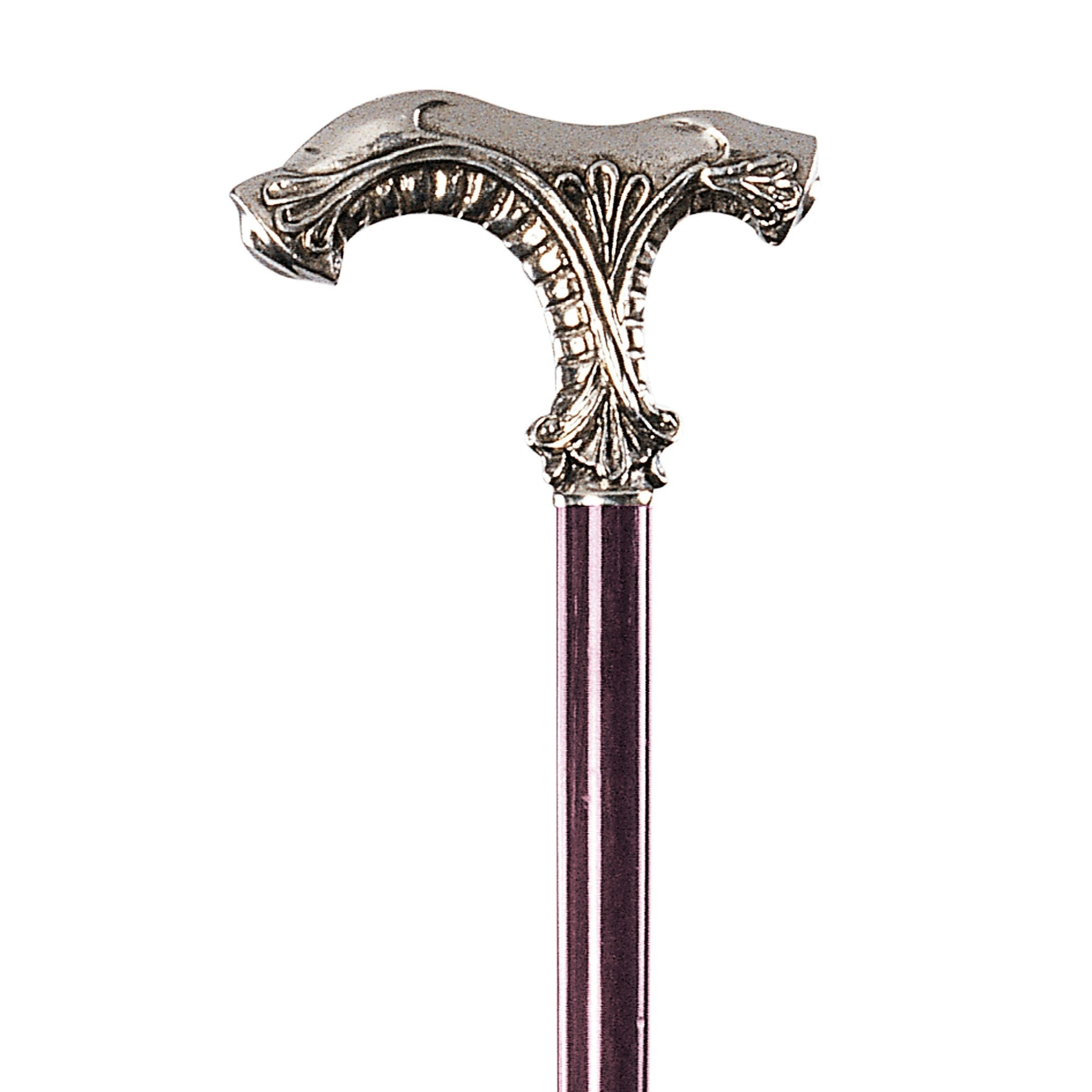 Classic Ornate Pewter Walking Stick - Tuesday Morning - Walking Sticks