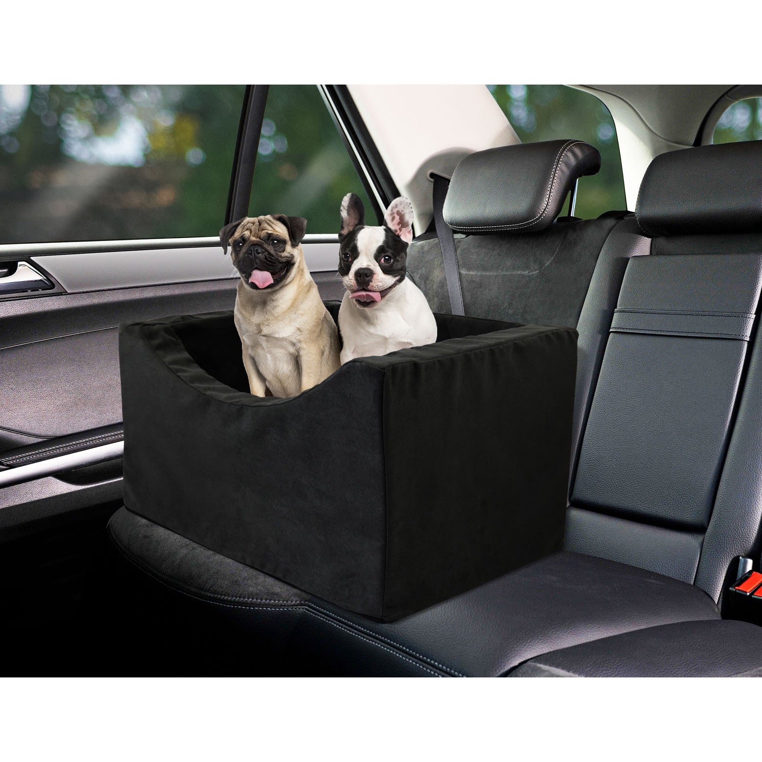 Co - Pilot Dog Car Seat - Washable Booster Seats for Small Dogs - Pet Car Seats Travel Bed for Truck & SUV - Tuesday Morning - Pet Supplies