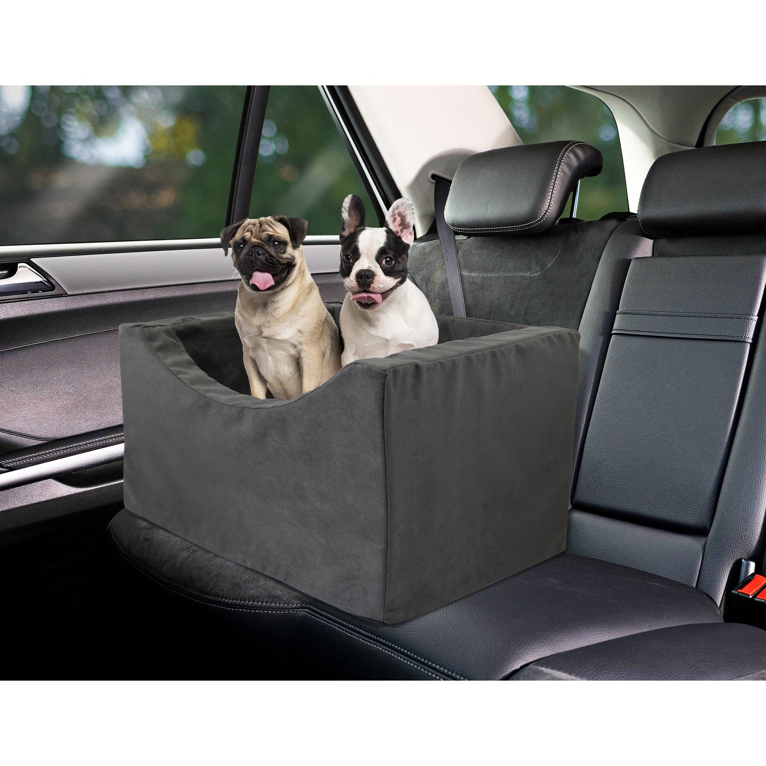 Co - Pilot Dog Car Seat - Washable Booster Seats for Small Dogs - Pet Car Seats Travel Bed for Truck & SUV - Tuesday Morning - Pet Supplies