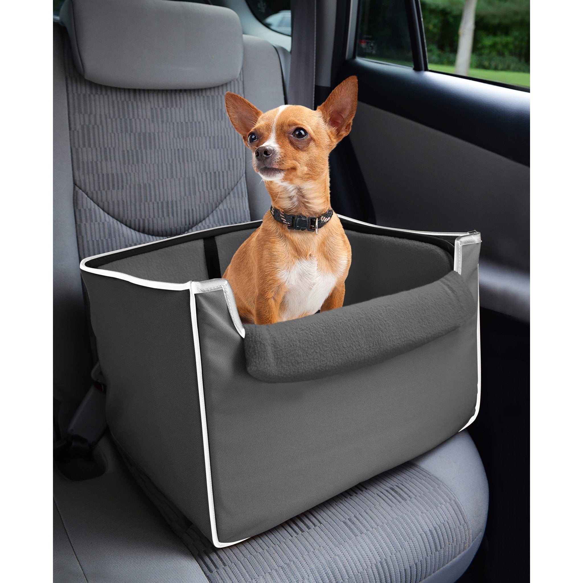 Co - Pilot Pet Car Seat - Collapsible and Foldable Booster Car Seats for Small Sized Dogs - Tuesday Morning - Pet Supplies