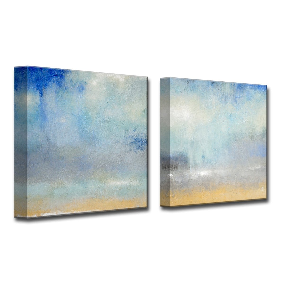 Coastal Downpour B' Wrapped Canvas Wall Art - Tuesday Morning - Wall Art