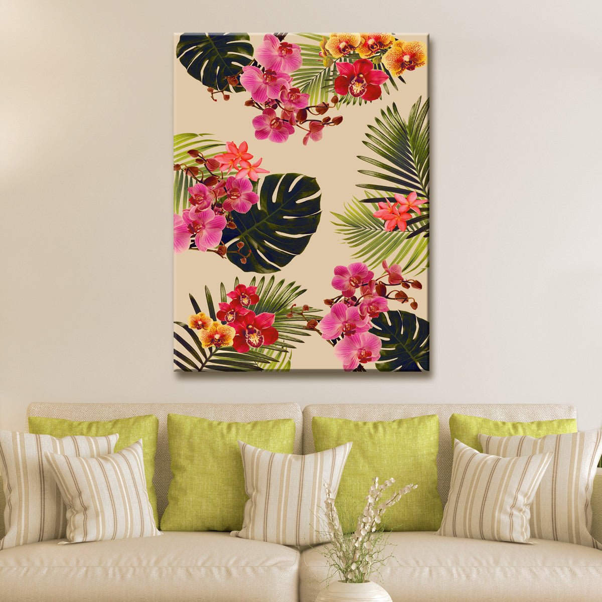 Coastal Jungle II' Wrapped Canvas Wall Art - Tuesday Morning - Wall Art