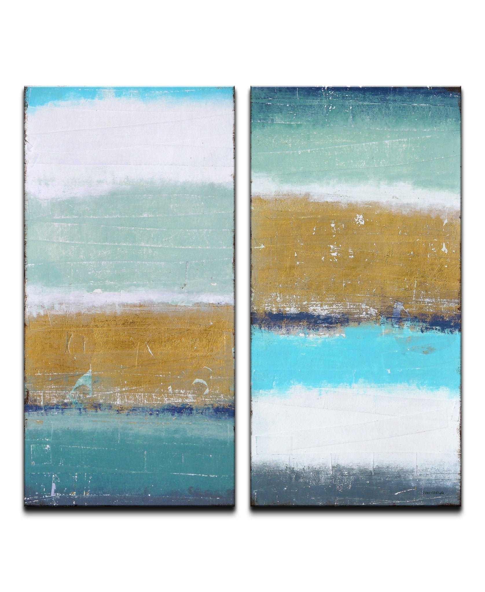 Coastal Shores' Wrapped Canvas Wall Art Set - Tuesday Morning - Wall Art