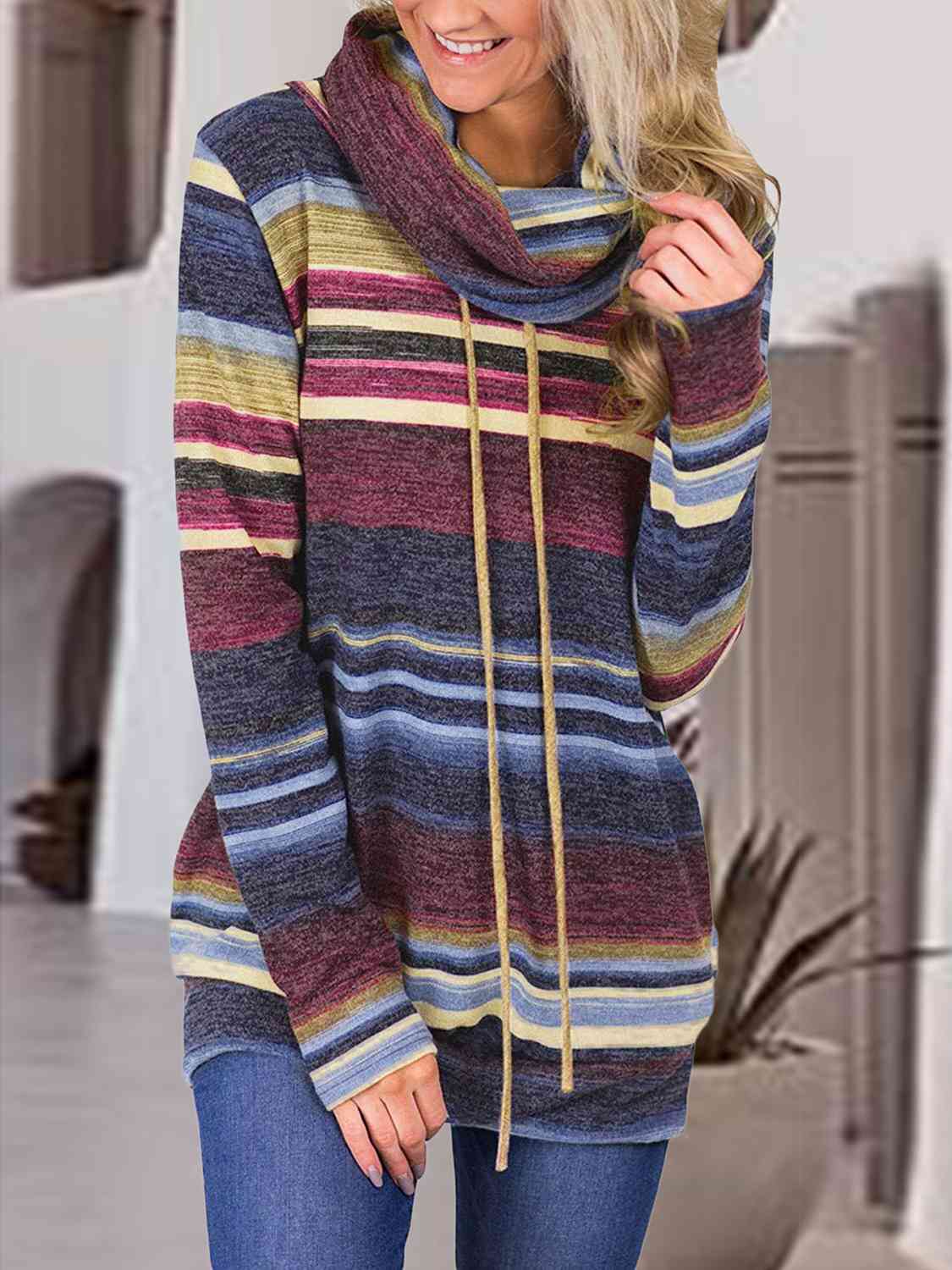 Drawstring sweater hotsell