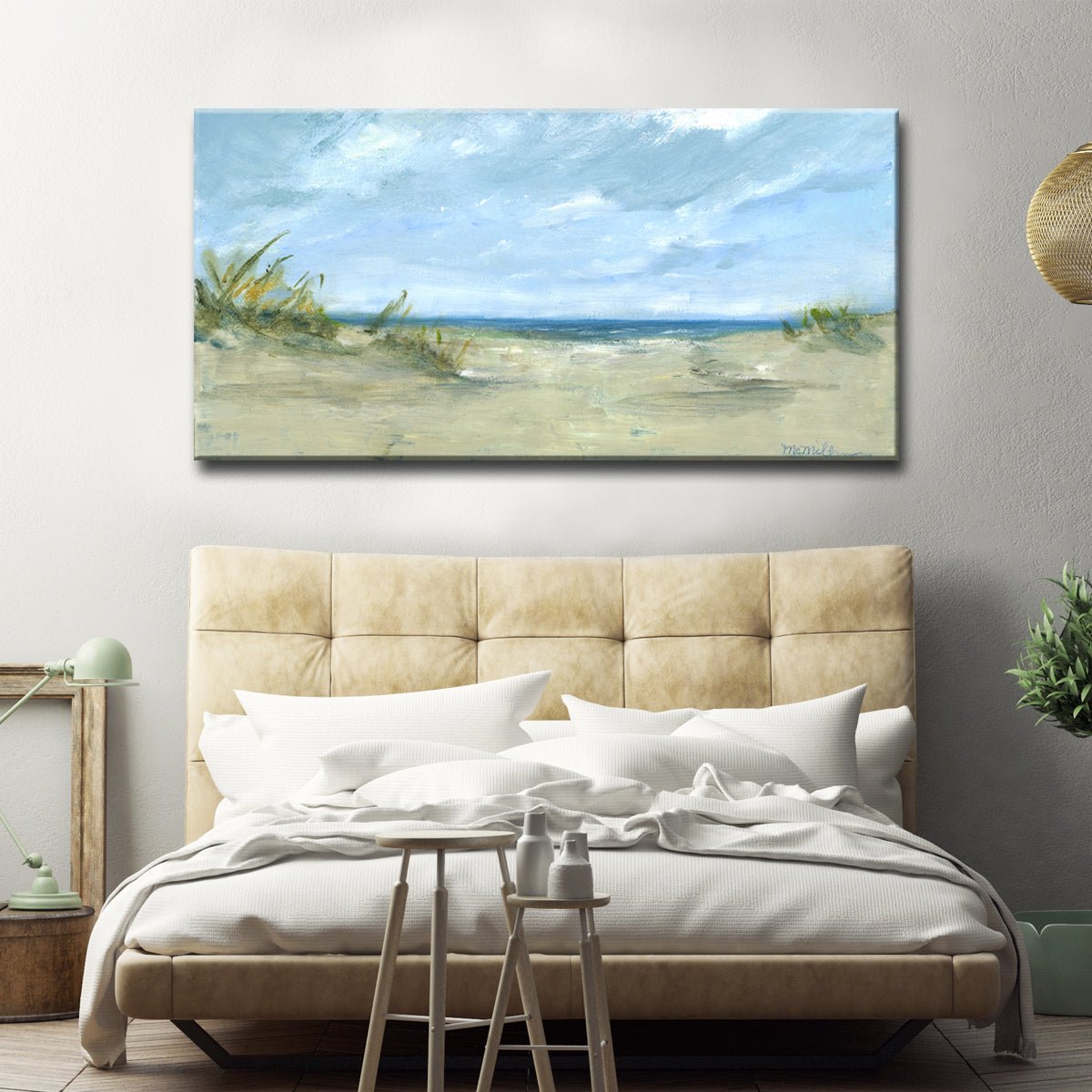 Colorful Shoreline' Wrapped Canvas Wall Art - Tuesday Morning - Wall Art