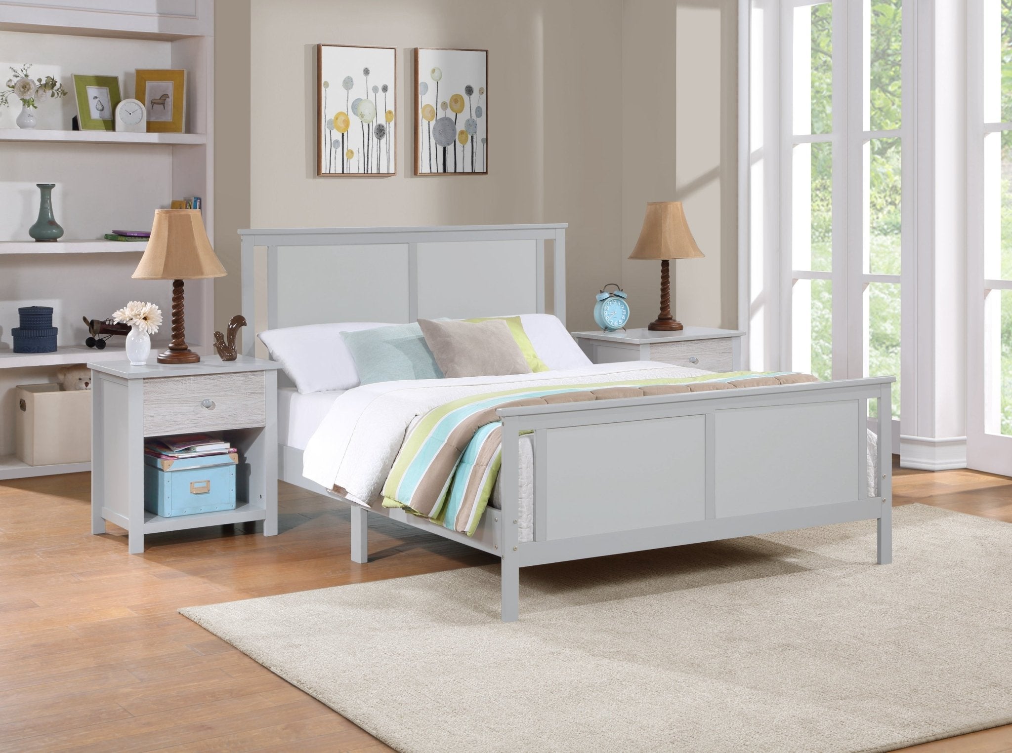 Connelly Reversible Panel Full Bed Gray/Rockport Gray - Tuesday Morning - Kids Beds