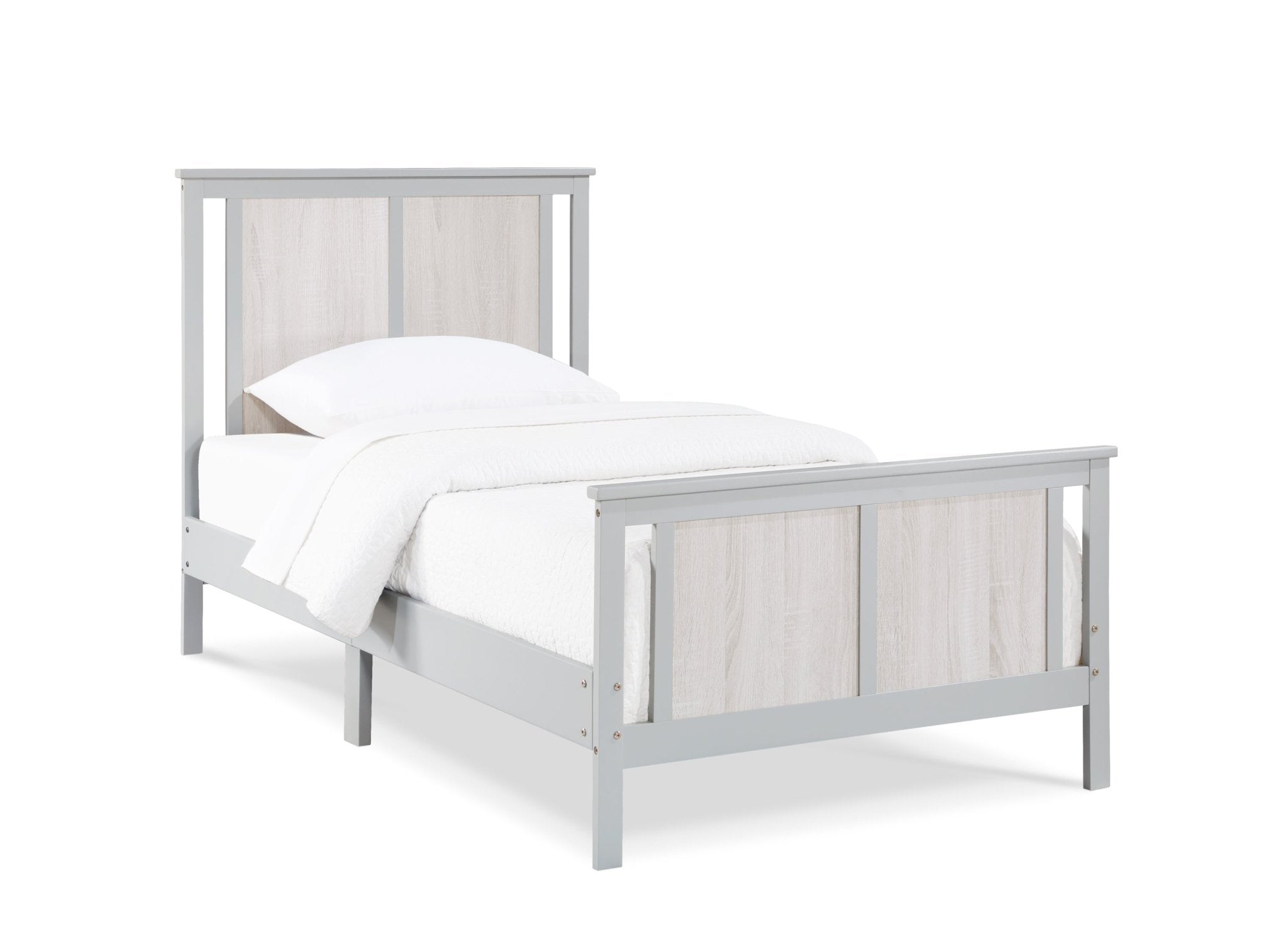 Connelly Reversible Panel Twin Bed Gray/Rockport Gray - Tuesday Morning - Gliders & Rockers