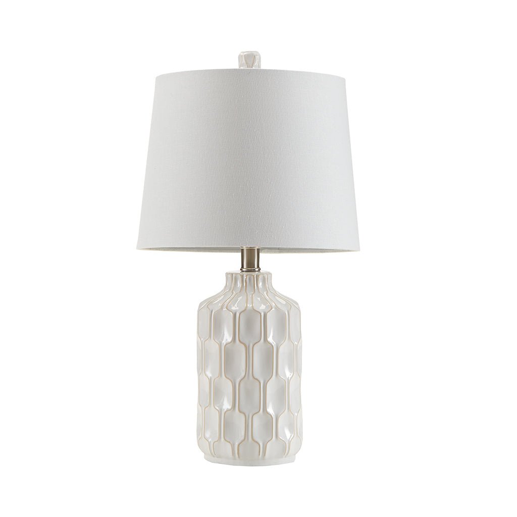 Contour Ceramic Table Lamp - Tuesday Morning - Table & Desk Lamps