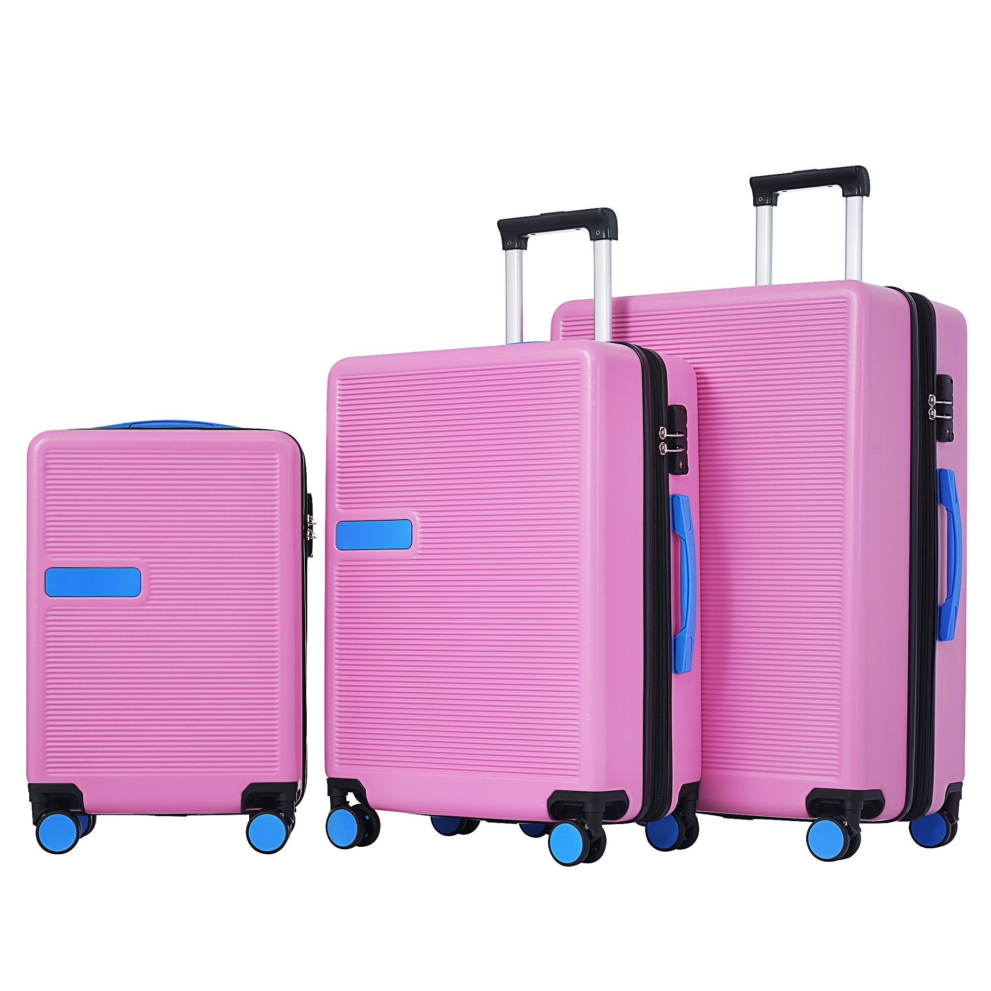 Contrast Color 3 Piece Luggage Set Hardside Spinner Suitcase with TSA Lock 20