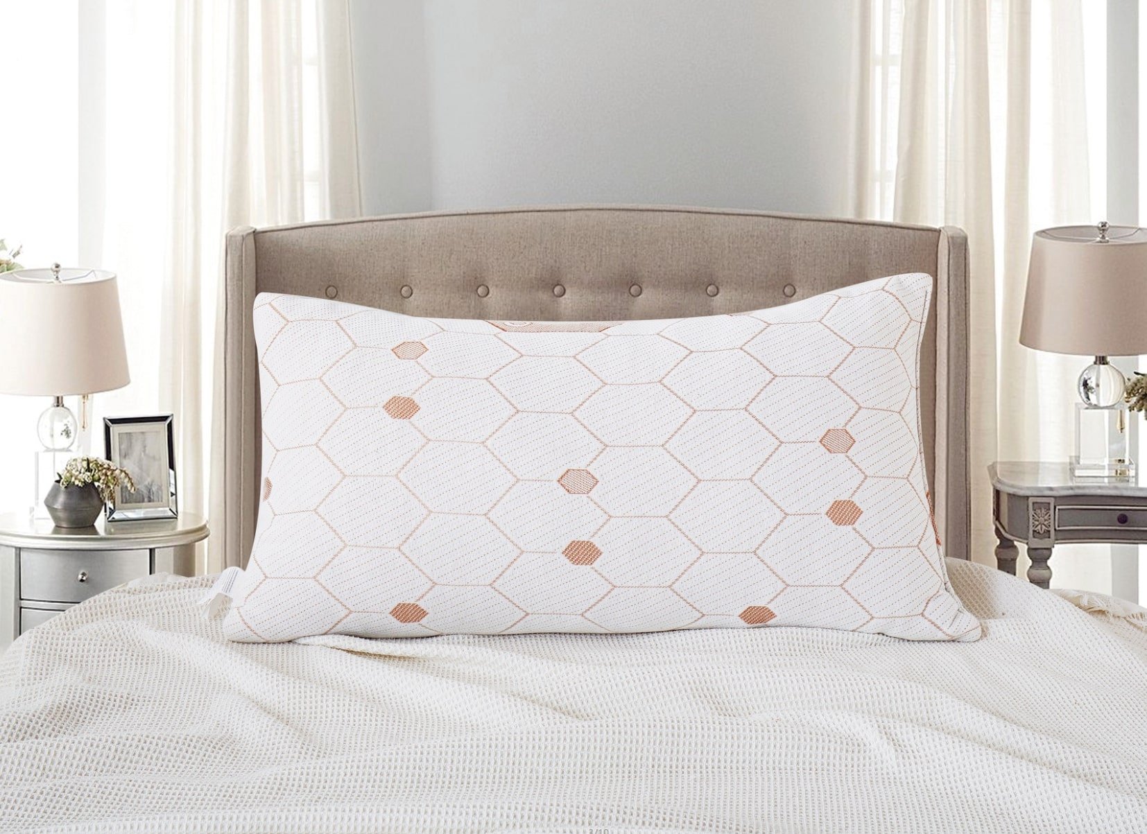 Copper Infused Memory Foam Pillow (Set of 2) - Tuesday Morning - Duvet Covers & Sets