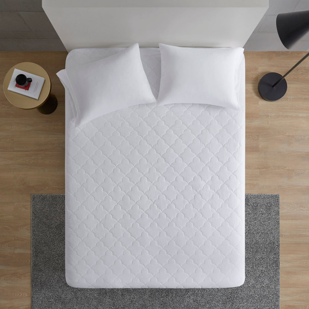 Cotton Percale Quilted Mattress Pad - Tuesday Morning - Mattress Pads & Protectors