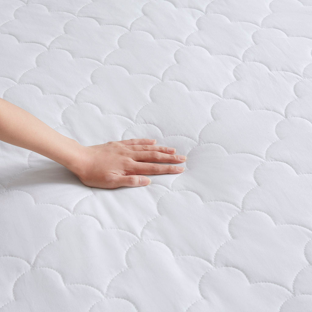 Cotton Percale Quilted Mattress Pad - Tuesday Morning - Mattress Pads & Protectors