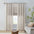 Linen Blend Light Filtering Curtain Panel Pair (2 Pcs Window Panels)