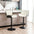 Set of 2 Modern Adjustable Luxurious Swivel Bar Stools