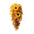 26" H Sunflower Pumpkin Leaf Swag, Artificial Autumn Door Swag with Maple Leaves Pumpkins