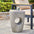 18''H MGO Contemporary Outdoor Side Table/ Garden Stool