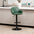 Modern Hunter Green Leatherette Gas lift Adjustable Swivel Bar Stool