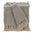 Tufted Beige Fringed Handloom Throw