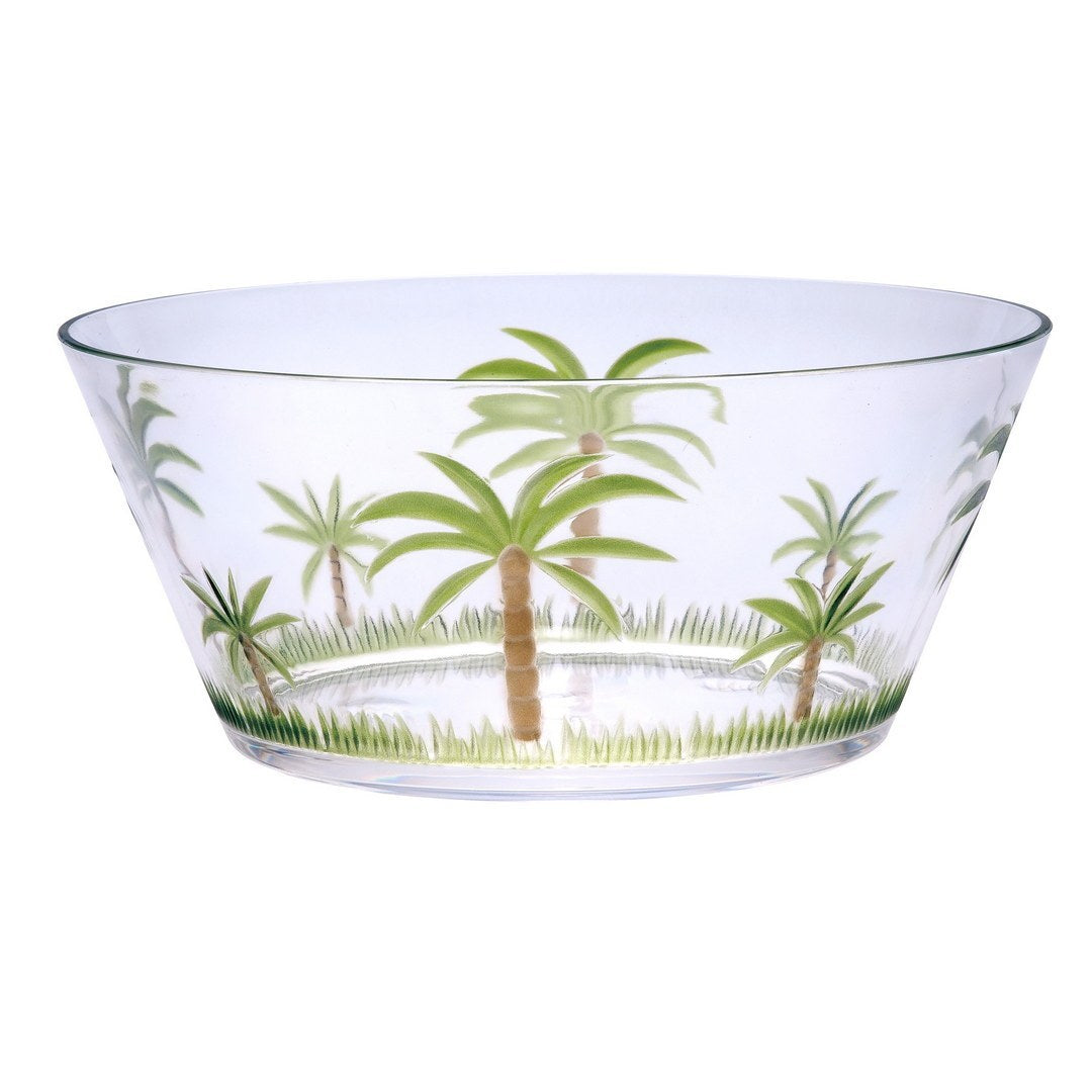 Palm-Tree-Acrylic-Serving-Bowls,-Unbreakable-Large-Plastic-Bowls,-Soup-Bowls,-Salad-Bowls,-Cereal-Bowl-for-Snacks,-BPA-Free-