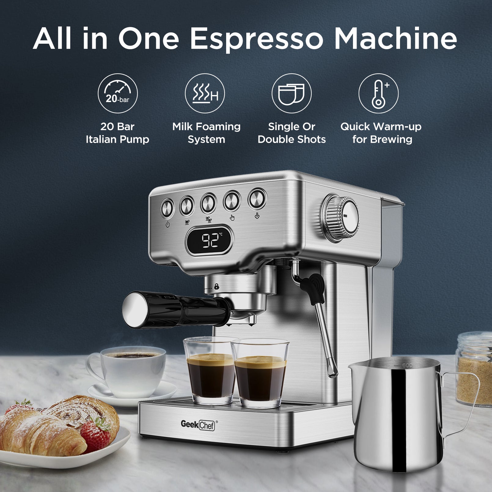 Geek-Chef-Espresso-Machine,20-bar-espresso-machine-with-milk-frother-for-latte,cappuccino,Machiato,for-home-espresso-maker,1.8L-Water-Tank,Stainless-Steel-Complimentary-ESE-Filter-Ban-on-Amazon-kitchen-appliance