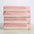 Great Bay Home 4 Pack- 30" x 60" / Dusty Rose 4 Pack Striped Cabana Beach Towel | Edgartown Collection 