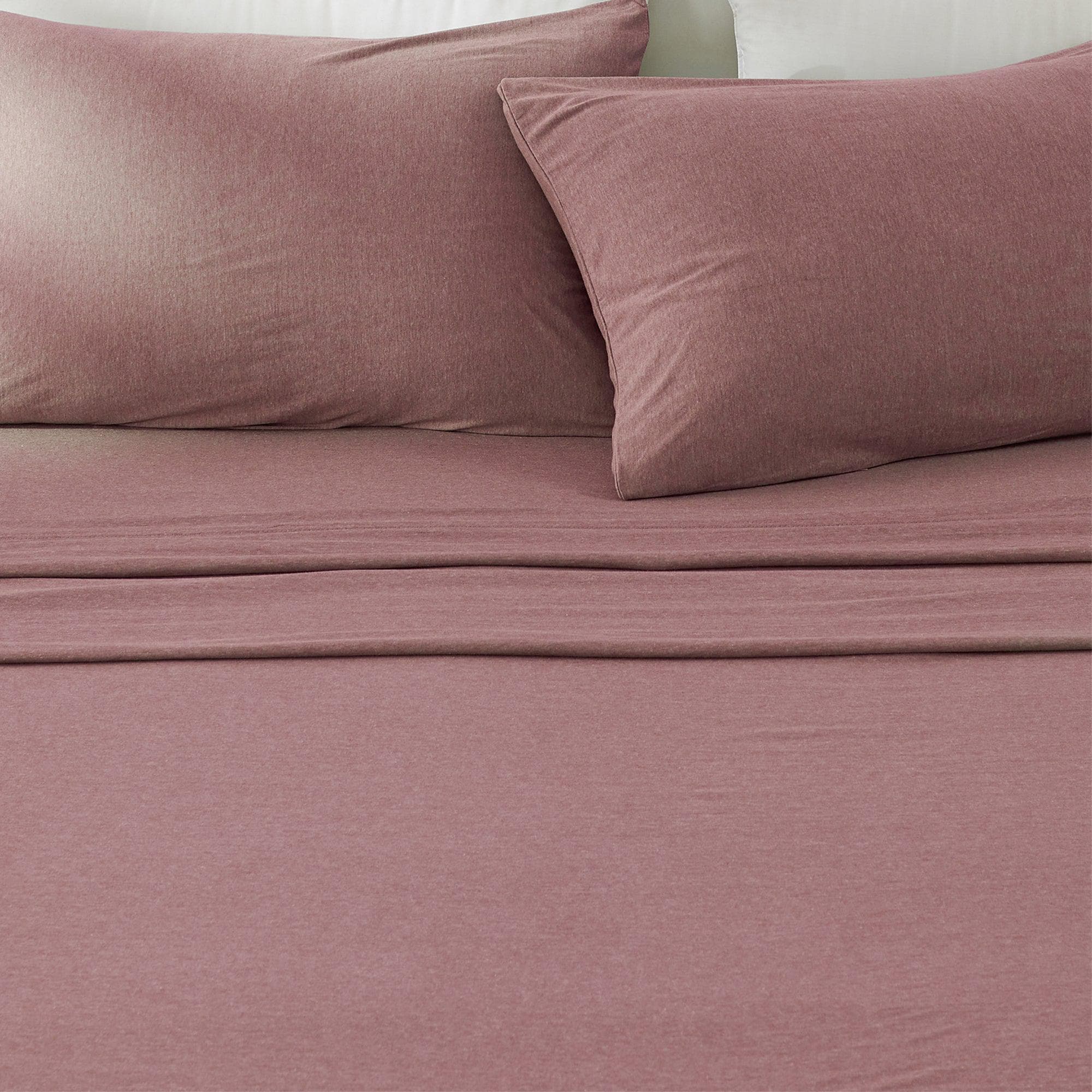 Cotton Jersey Bed Sheet Set | Carmen Collection by Great Bay Home (10 Colors Available)