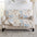 Great Bay Home Slipcovers Loveseat / Taupe / Blue Reversible Furniture Protector - Maribel Collection Reversible Floral Patchwork Furniture Protector | Maribel Collection by Great Bay Home