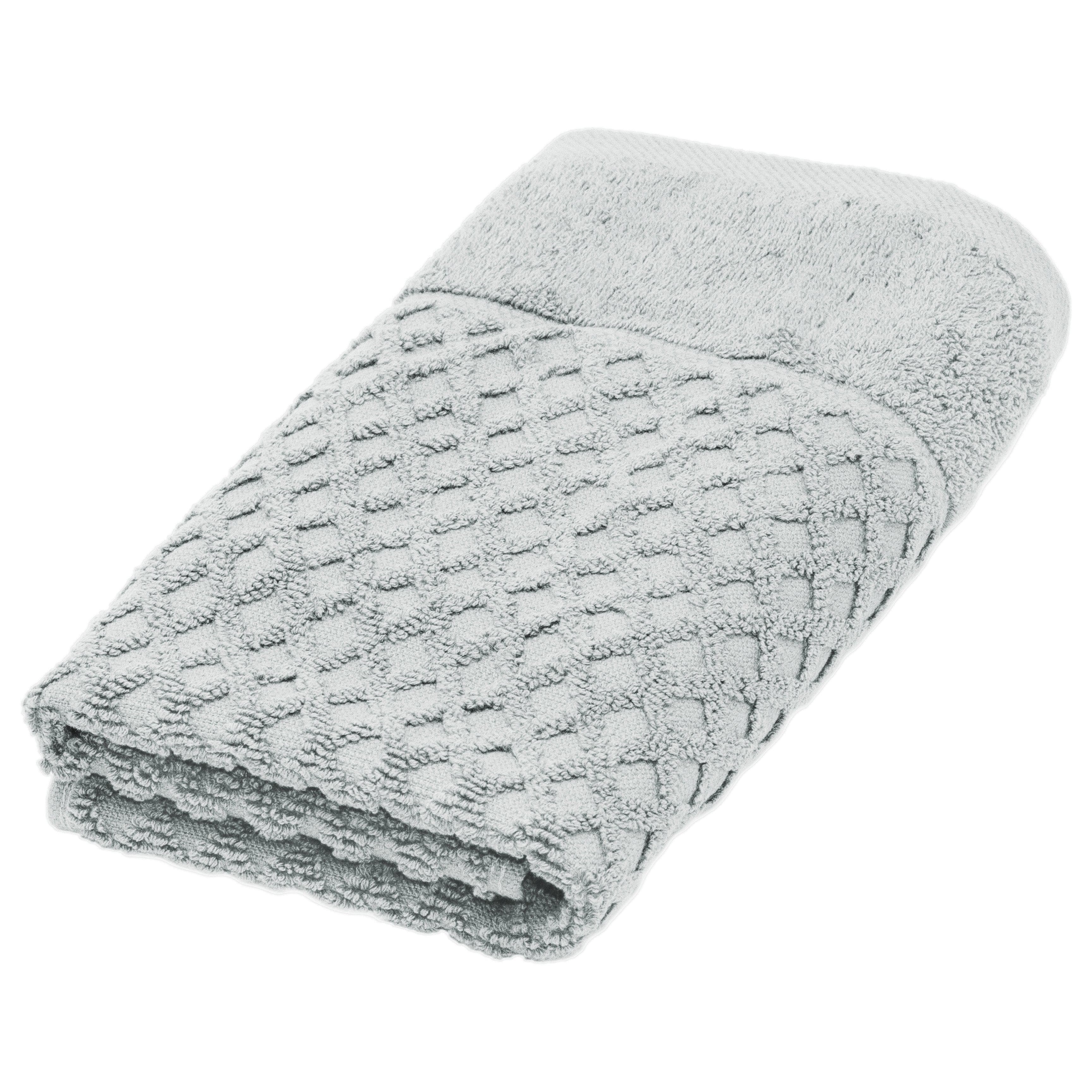 greatbayhome Bath Towels & Washcloths Hand Towel / Light Gray Cotton Hand Towel - Grayson Collection 100% Cotton Quick-Dry Hand Towel | Grayson Collection 