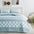 greatbayhome Quilts & Comforters Twin / Twin XL / Vintage Floral Stripe - Blue Floral Striped Microfiber Quilt Set | Hermine Collection  Floral Striped Microfiber Quilt Set | Hermine Collection 