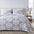 greatbayhome Quilts & Comforters Full / Queen / Grey / White Matelassé Snowflake Quilt Set - Nino Collection Matelassé Snowflake Quilt Set | Nino Collection 