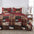 greatbayhome Quilts & Comforters King / California King / Hemlock Red/Brown Rustic Landscape Quilt Set - Matthew Collection Rustic Landscape Quilt Set | Matthew Collection 