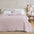 greatbayhome Quilts & Comforters King / Rose Pink Stonewashed Relaxed Quilt Set - Vittoria Collection Stonewashed Relaxed Quilt Set | Vittoria Collection 