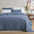 greatbayhome Quilts & Comforters King / Denim Blue Stonewashed Relaxed Quilt Set - Vittoria Collection Stonewashed Relaxed Quilt Set | Vittoria Collection 