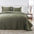 greatbayhome Quilts & Comforters Twin / Twin XL / Loden Velvet Box-Stitched Quilt Set - Vivica Collection Velvet Box-Stitched Quilt Set | Vivica Collection 