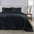 greatbayhome Quilts & Comforters Twin / Twin XL / Black Velvet Box-Stitched Quilt Set - Vivica Collection Velvet Box-Stitched Quilt Set | Vivica Collection 