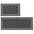 greatbayhome Rugs 20" x 30" & 20" x 50" (2 Pack) / Black Diamonds 2 Pack Woven Trellis Machine Washable Accent Area Rug & Runner - Lysandra Collection 2 Pack Woven Trellis Machine Washable Accent Area Rug & Runner | Lysandra Collection 