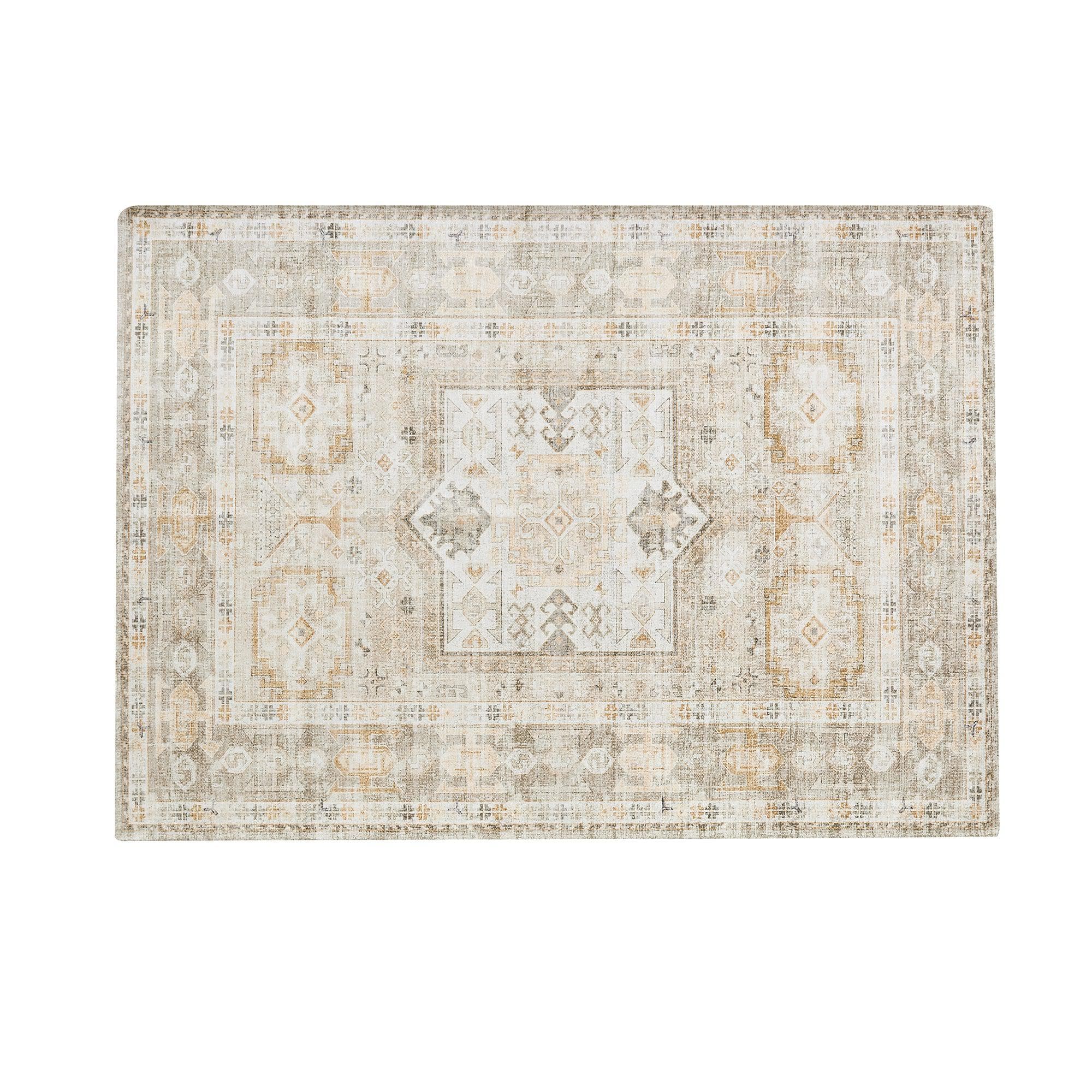 Medallion Machine Washable Accent Area Rug & Runner - Nava Collection