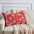 greatbayhome Throw Pillow Sham Rectangle / Red Snowflake Scene Holiday Throw Pillow - Jubilee Collection Holiday Throw Pillow | Jubilee Collection 