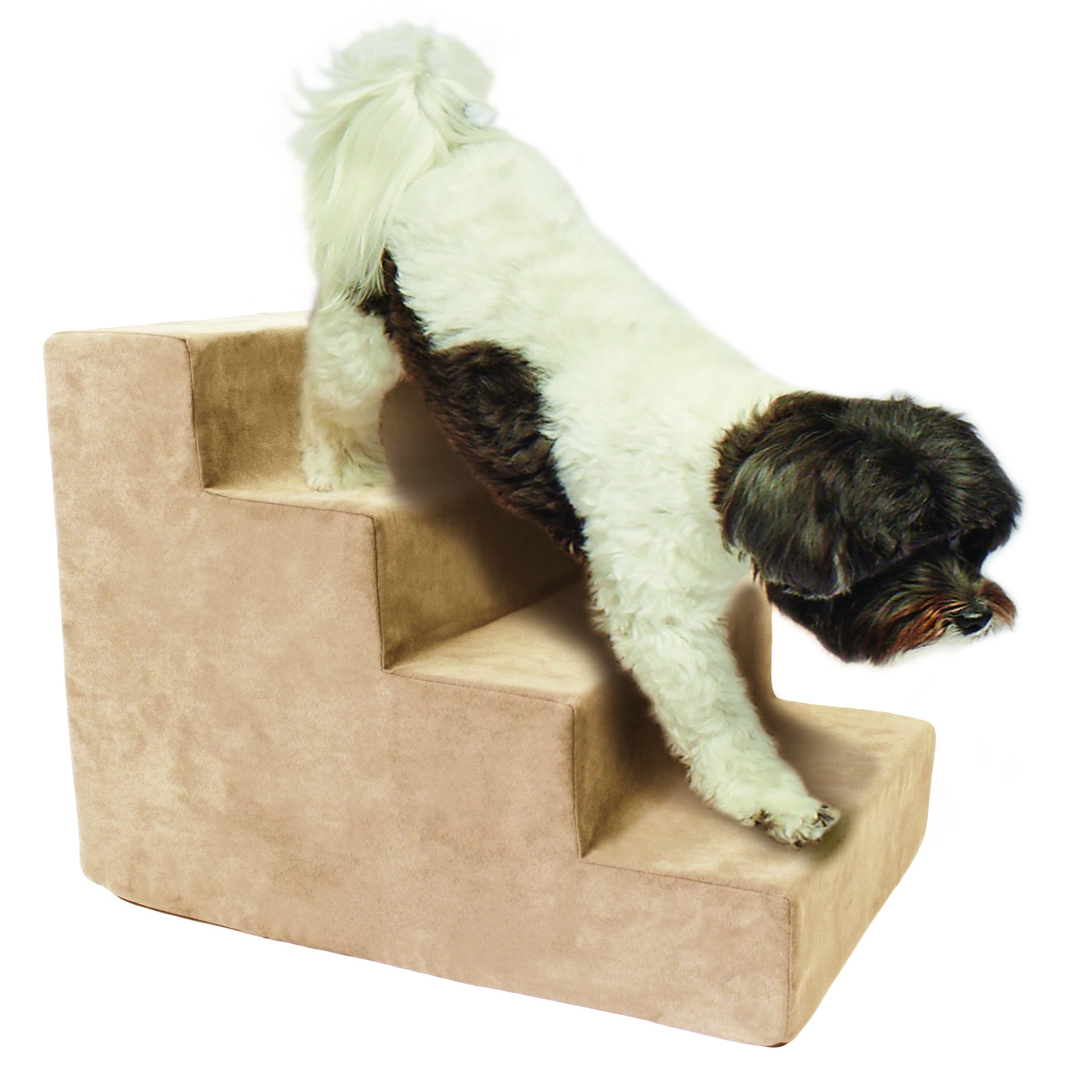 Precious Tails High Density Foam 4 Steps Pet Dog Stairs